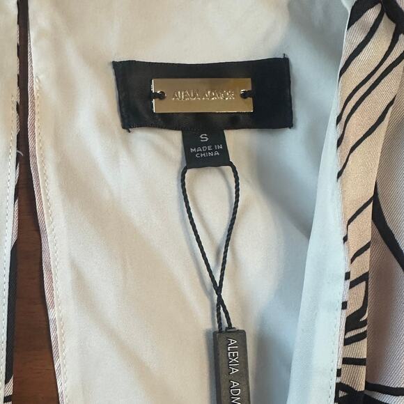 Alexia Admor Blush Pink Satin Floral Bell Sleeve Maxi Dress, Size Small NWT - Picture 9 of 10